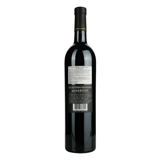 Вино Les Metairies Blanches 2020 AOP Minervois, красное, сухое, 0,75 л - фото 4