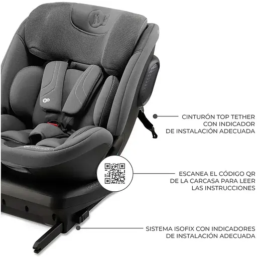Автокрісло Kinderkraft Xpedition 3 i-Size Grey (KCXPED03GRY0000) - фото 18
