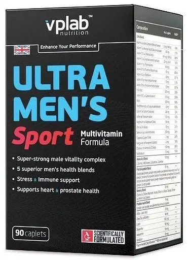 Комплекс VPLab Ultra Men's Sport Multivitamin Formula №90 - фото 3