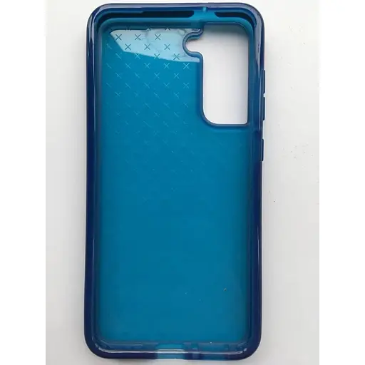 Оригинальный противоударный силиконовый чехол Tech21 Evo Check для Samsung Galaxy S21 FE 5G (6.4 ) Blue - фото 10