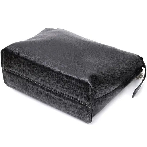 Кожаная женская сумка Grande Pelle 26х22х13 см sum0023599 - фото 3