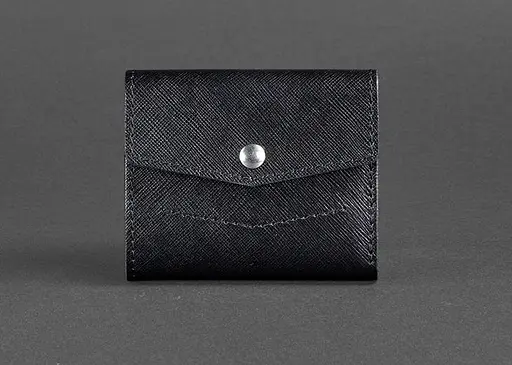 Шкіряний гаманець 2.1 чорний Blackwood - фото 1