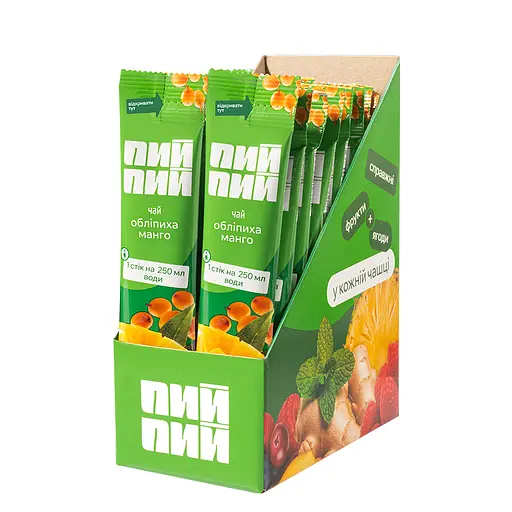 Концентрат напою Пий пий «Чай Обліпиха-Манго» пастеризований - фото 3