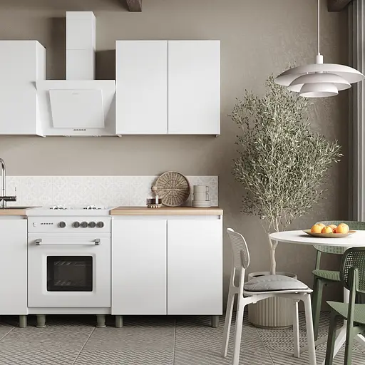 Кухня модульная MebelStar Нео 2 м Аляска белый (MBS-1805) - фото 3