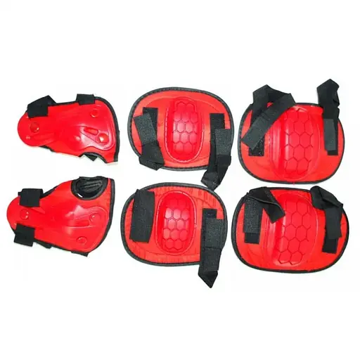 Дитячий захист MS 0335 для колін, ліктів, зап'ясть Червоний