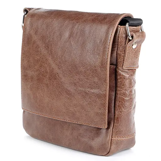 Сумка кожаная мужская SHVIGEL 18х18х6 см sum0012626 - фото 1