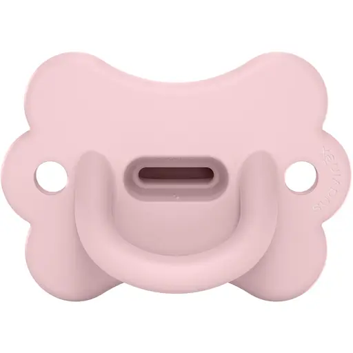 Пустушка Suavinex Colour Essence фізіологічна у формі метелика 0-6 місяців рожева (308911)