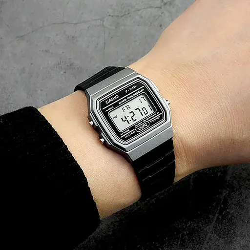 Кварцевий чоловічий годинник Casio оригінал Японія Collection F-91WM-1BEF - фото 3