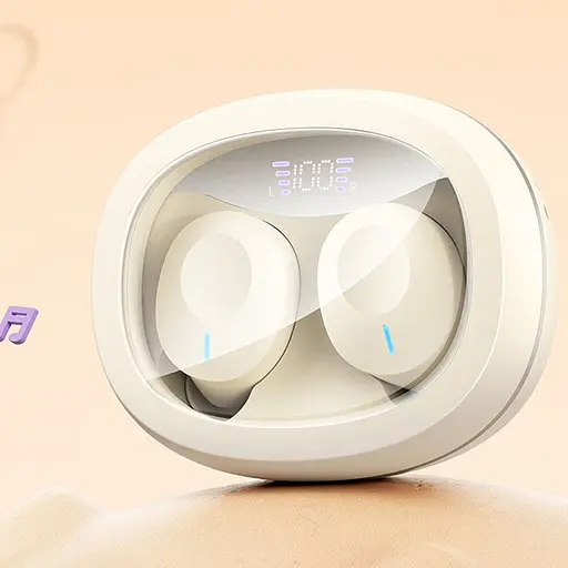 Бездротові TWS навушники Hoco EQ3 Smart Milky White - фото 3