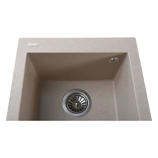 Гранитная мойка Globus Lux Lama песчаный 410x500 мм А0004, Sand - фото 4