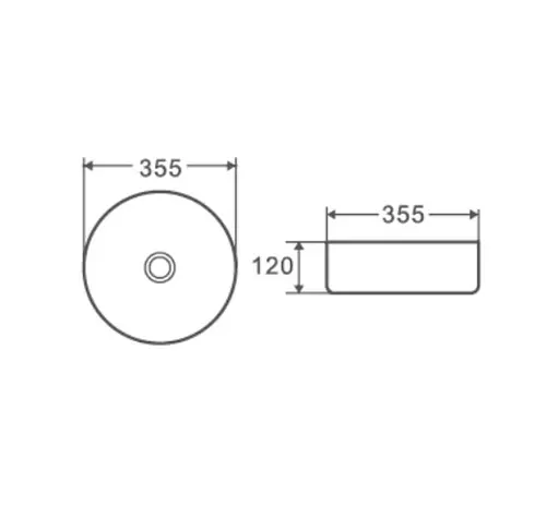 Раковина накладная Mixxus Premium Topper-0101 (MP6489) - фото 2