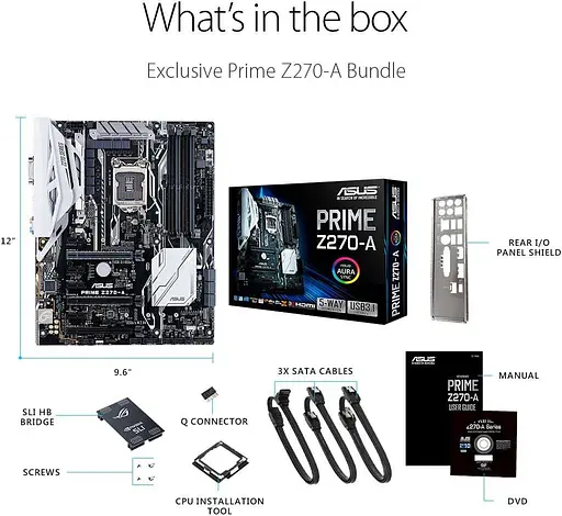 Материнская плата ASUS Prime Z270-A (Prime Z270-A) (Socket 1151, Intel Z270, ATX) Б/у - фото 5