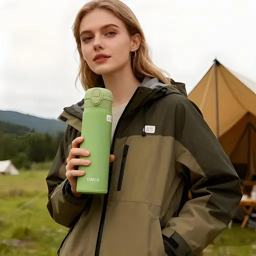 Термос Yimi для кофе и чая 350 мл белый (YIMI-BW-091-T) - фото 7