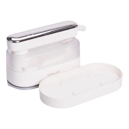 Дорожный утюг Sokany SK-11045 с керамической подошвой белый - фото 3