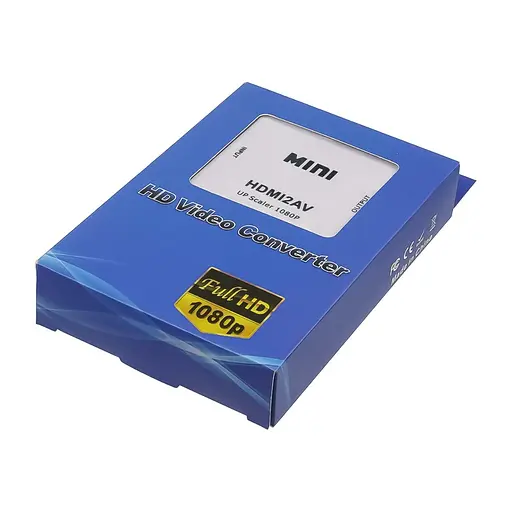 Конвертер HDMI to AV белый - фото 2