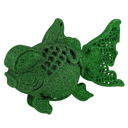 Ялинкова іграшка MIS LT Рибка 12х4х8 см зелений - фото 1