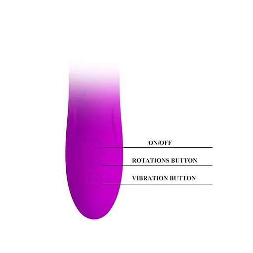 Вібратор Pretty Love Ward Vibrator 26 см фіолетовий - фото 7