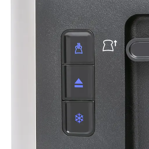 Тостер Russell Hobbs Heaton нержав. підігрів розморожування чорний+нерж. - фото 4