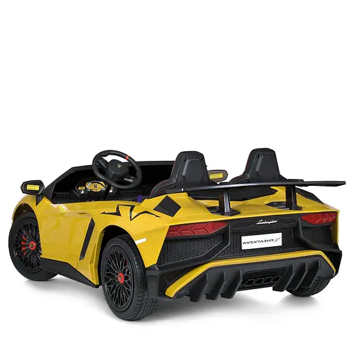 Електромобіль дитячий Bambi Lamborghini Racer M 5738AL-6 з музикою світлом Bluetooth та надувними колесами - фото 3