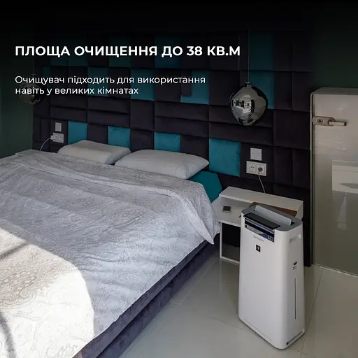 Воздухоочиститель с функцией увлажнения Sharp KC-G50EUW - фото 12