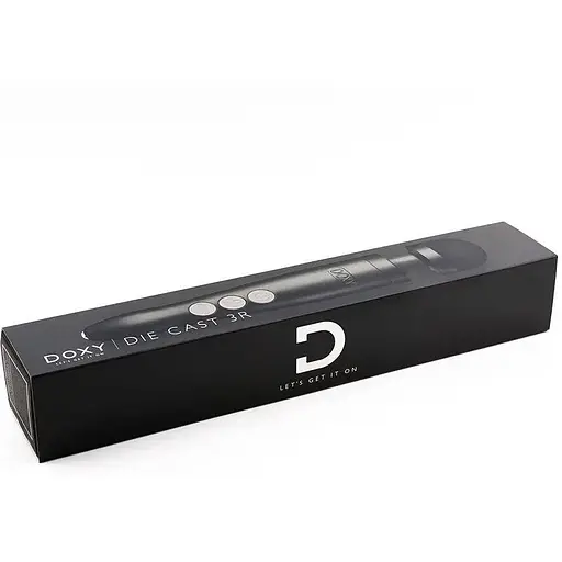 Вибромассажер Doxy Die Cast 3R Matte Black перезаряжаемый металлический корпус - фото 4