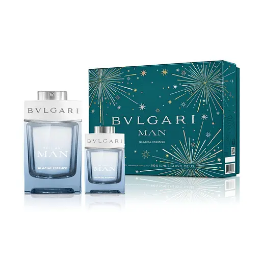 Набор Bvlgari Man Glacial Essence 100 мл парфюмированая вода 15 мл парфюмированая вода - фото 2