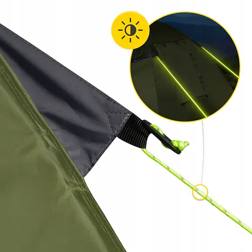 Намет туристичний Mountain Goat Prime Trio 3-місний Olive (P-5905973406574) - фото 12