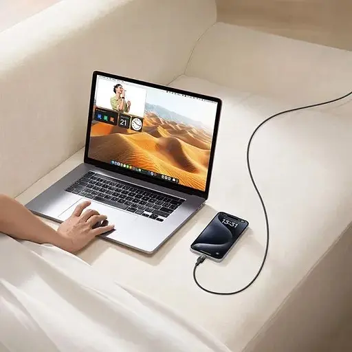 Кабель Baseus Discolor USB-C to USB-C 100w 1m Cluster Black (P10374902111-00) [152045] - фото 7