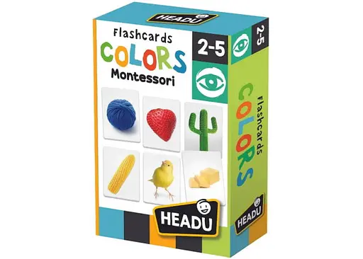 Настольная игра Headu Монтессори. Цвета и оттенки (Montessori. Flashcards: Colors) (MU27859)
