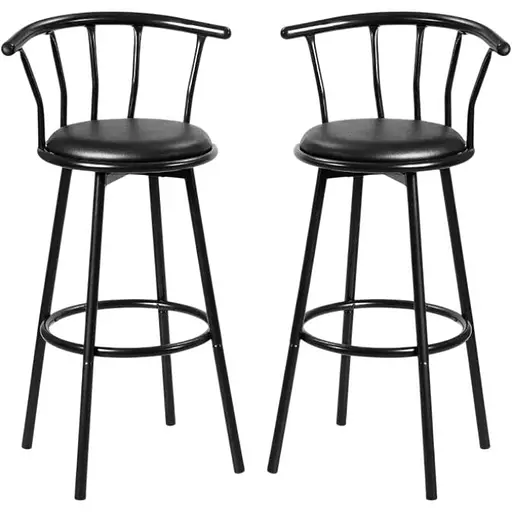 Комплект барных стульев Costway Pareo со спинкой