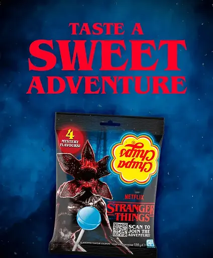 Льодяники на паличці Chupa Chups Stranger Things Upside Down 192 г - фото 3