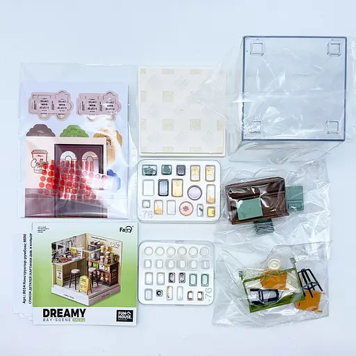 Конструктор-румбокс Mini House серії Інтер'єр Міні - Кав’ярня (8034) - фото 4