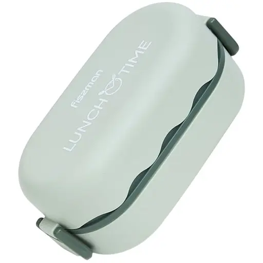 Ланч-бокс Fissman двойной 19х9х8.7см зеленый (16744)