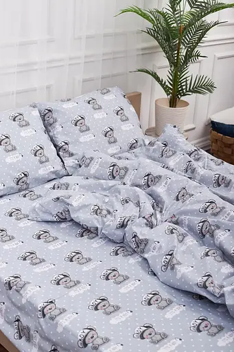 Пододеяльник Moon&Star Бязь Gold Люкс Teddy Boy King Size 220x240 см - фото 3