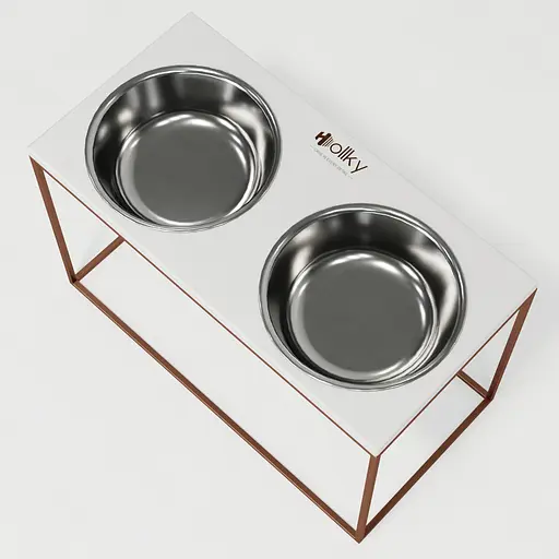 Hollky Base XXL40 — миски на підставці для дуже великих собак (2 × 2,8 л) - фото 7