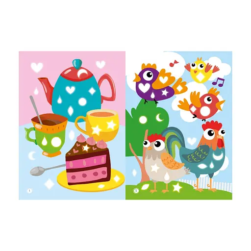 Дитяча книжка улюблені наліпки для малят "Веселі картинки" Апельсин РМ-64-12 - фото 3