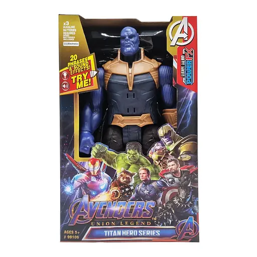 Игровая фигурка Marvel Bambi 99106 со светом и звуком Танос