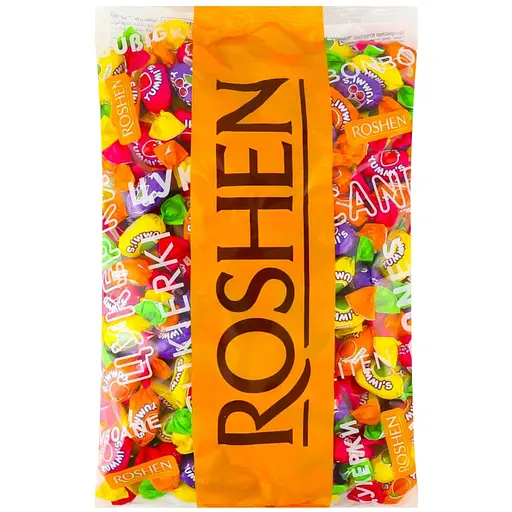 Уцінка. Жувальні цукерки Roshen Yummi's Фруктове тоффі 1 кг