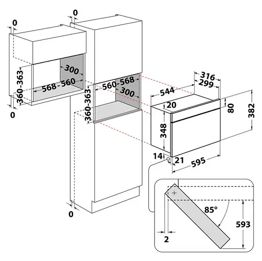 Мікрохвильова піч Whirlpool MBNA920B (6964884) - фото 6
