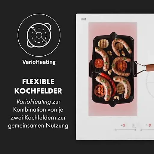 Встраиваемая индукционная варочная поверхность Klarstein Delicatessa 77 Hybrid (10035199) - фото 6