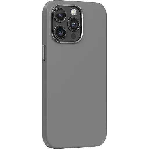 Чохол-накладка Comma для Apple iPhone 16 Pro Max Nature Series Magsafe Silicone Case (grey) - фото 2