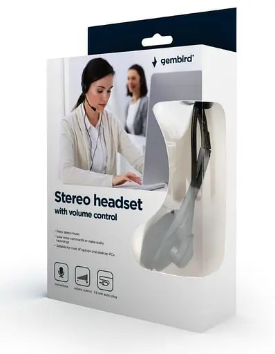 Гарнітура Gembird MHS-123 Black (MHS-123) - фото 6