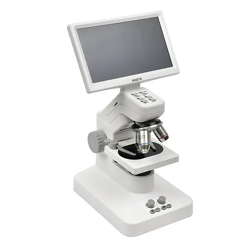 Цифровой микроскоп SIGETA NEXOR 80x-800x 2 MP 7" LCD Wi-Fi с кейсом и набором для опытов (65205) - фото 2