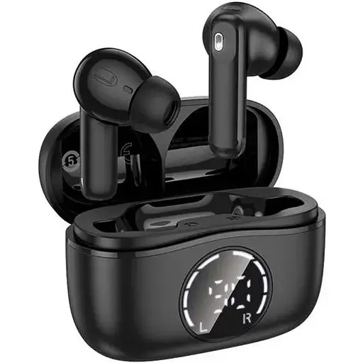 Беспроводные наушники Hoco EQ22 Singer true wireless ANC+ENC noise reduction BT headset, BT5.4, 40mAh, 400mAh, 6-7h, black