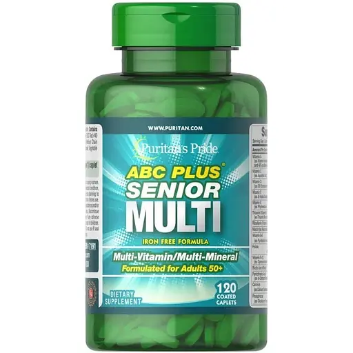 Вітаміни та мінерали Puritan's Pride ABC Plus Senior Multi, 120 каплет
