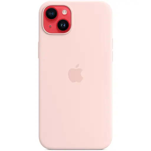 Оригинальный силиконовый чехол Apple Silicone Case MagSafe для iPhone 14 Plus Light Pink (MPT73ZE/A) - фото 11