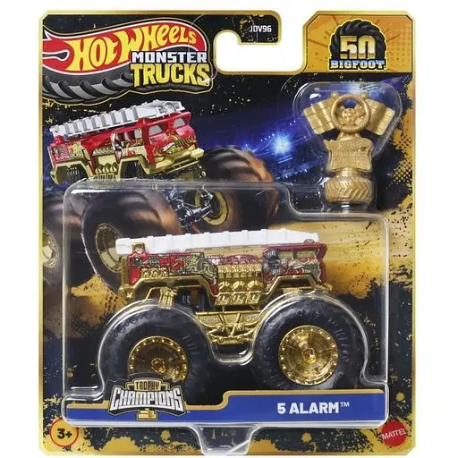 Машинка-позашляховик з кубком Hot Wheels Monster Trucks Бігфут - чемпіон в асортименті (JDV96) - фото 10
