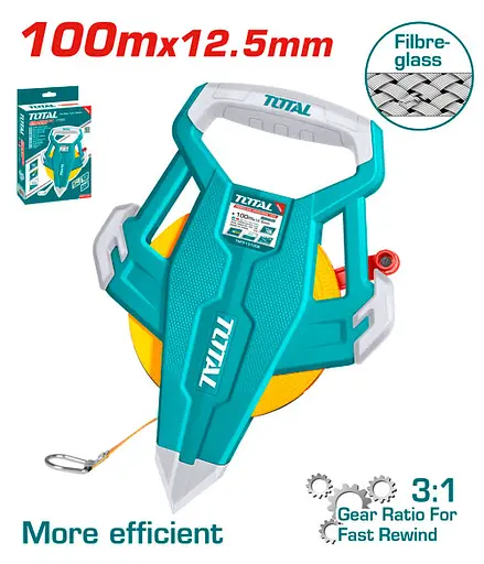 Рулетка TOTAL TMTF131006 100мх12.5мм