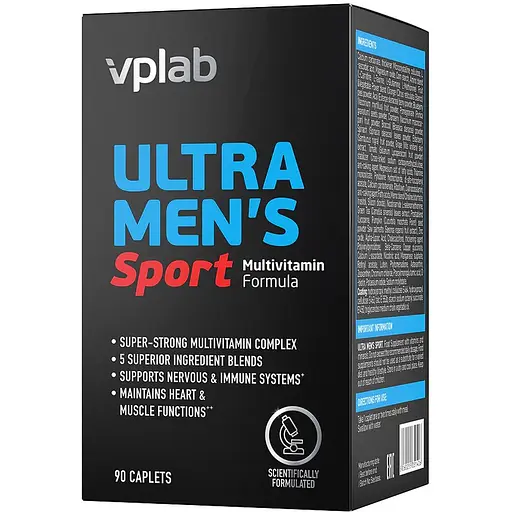 Мультивитаминный комплекс Vplab Ultra Men's Sport Multivitamin 90 капсул