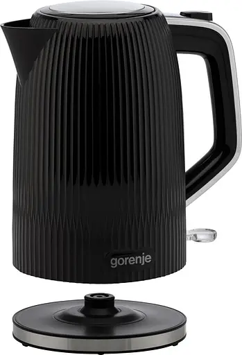 Gorenje Электрочайник 1.7л, Strix-контроль, черный матовый - фото 2